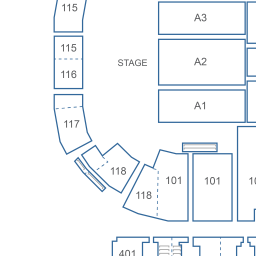 The O2 London section Amazon Deck row ZZ page 1