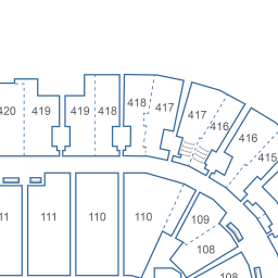 The O2 London section Amazon Deck row ZZ page 1